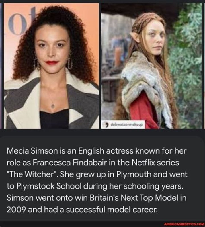 Actress and Model Mecia Simson