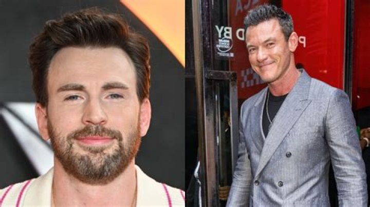 Chris Evans, Luke Evans and Jeremy Renner attend the Battersea Power Station Annual Party on April 30, 2014 in London, England.