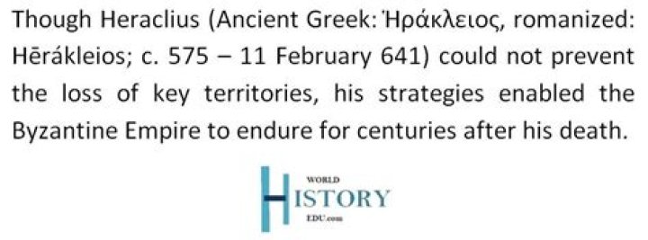 Heraclius Biography