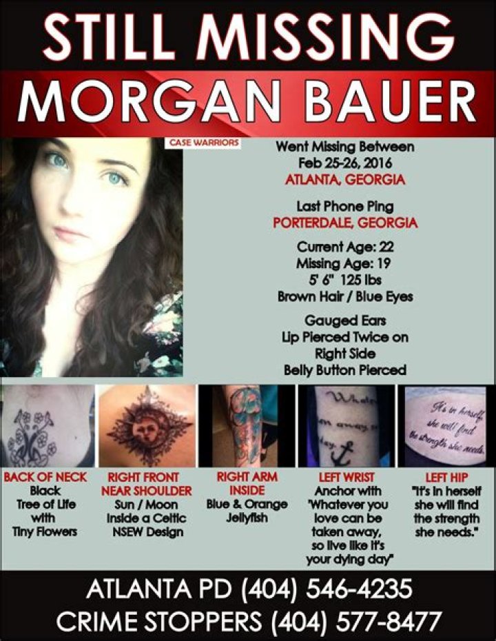 Missing Morgan Bauer Missing Morgan Bauer Wikipedia