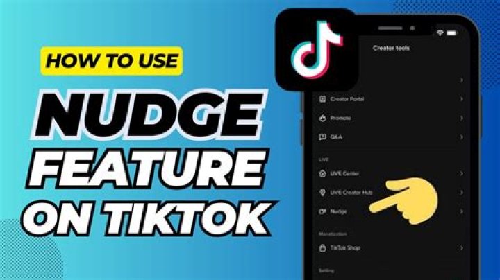 TikTok nudge feature
