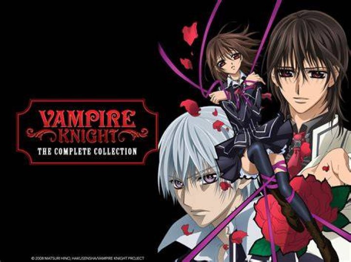 Vampire knight with a maroon tie and black suit